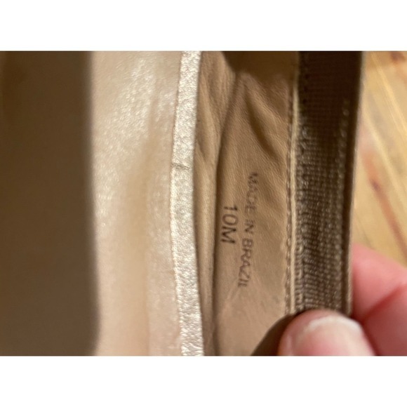 Kate Spade Champagne Bindi Peep Toe Flat, size 10 - Picture 7 of 10